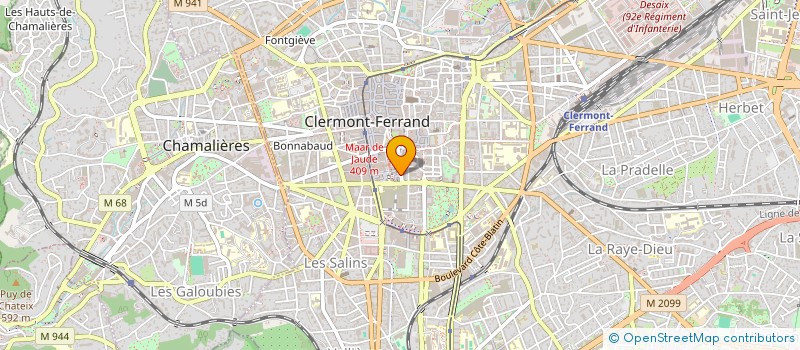 localisation de l'entreprise SCI  PAS SANS  CLERMONT-FERRAND