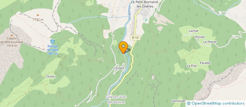 localisation de l'entreprise SCI PAS SY  GLIERES-VAL-DE-BORNE