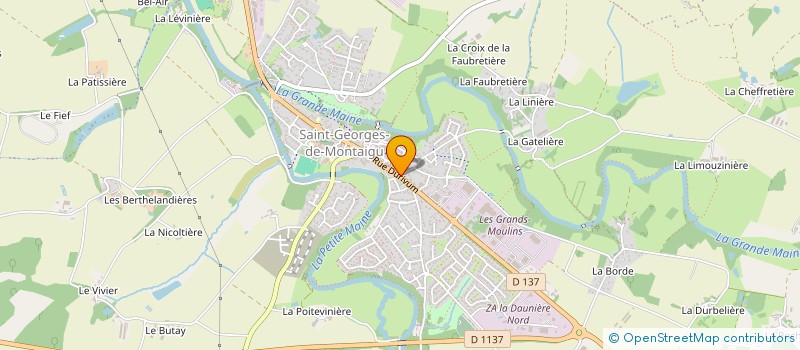 localisation de l'entreprise SCI PASA  MONTAIGU-VENDEE