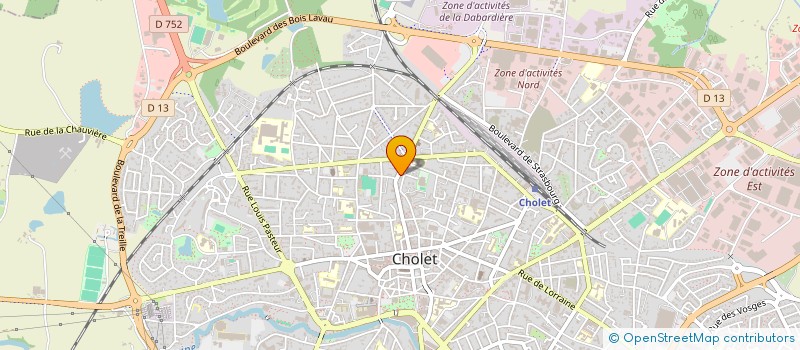 localisation de l'entreprise SCI PASABA à CHOLET