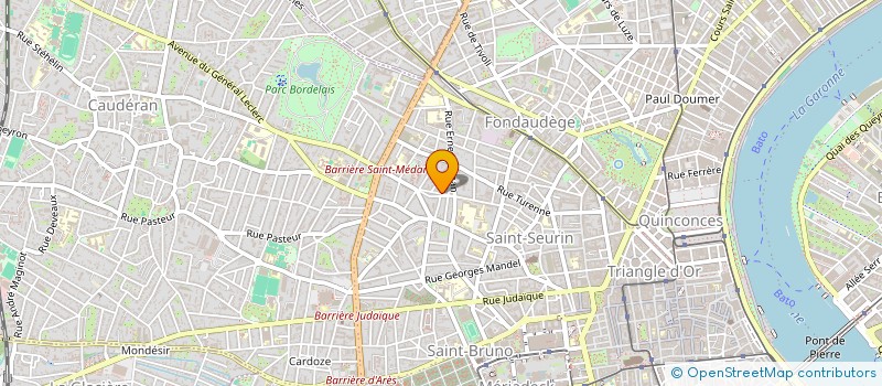 localisation de l'entreprise SCI PASAM  BORDEAUX