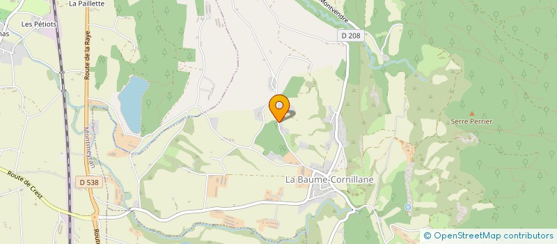 localisation de l'entreprise SCI PASANDAN  LA BAUME-CORNILLANE