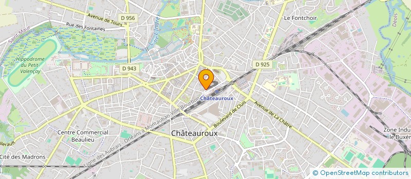 localisation de l'entreprise SCI PASANDE à CHATEAUROUX