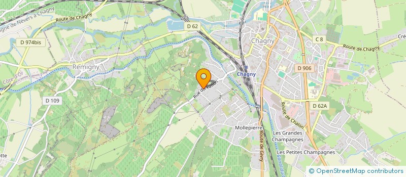 localisation de l'entreprise SCI PASAPAT à CHAGNY