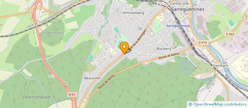 localisation de l'entreprise SCI PASARI à SARREGUEMINES