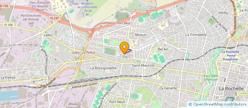 localisation de l'entreprise SCI PASCA-PHIL  LA ROCHELLE