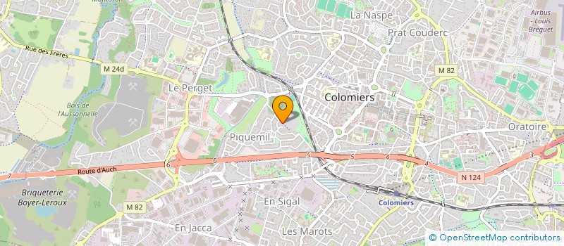 localisation de l'entreprise SCI PASCAL à COLOMIERS