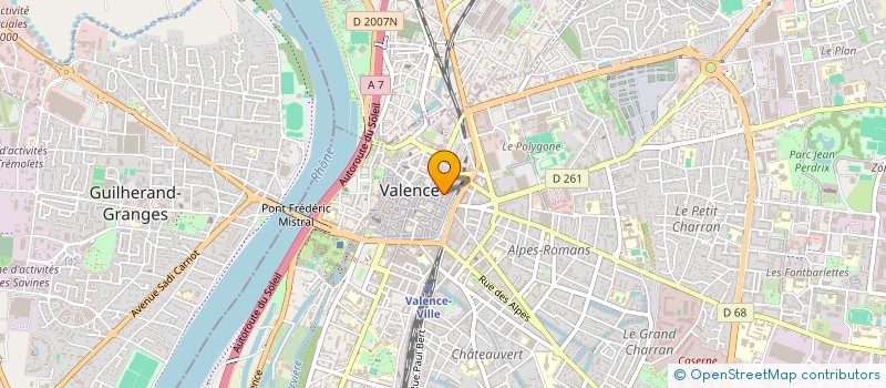 localisation de l'entreprise SCI PASCAL  VALENCE