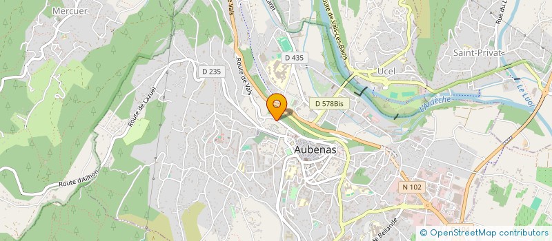 localisation de l'entreprise SCI PASCAL à AUBENAS