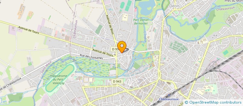 localisation de l'entreprise SCI PASCAL à CHATEAUROUX