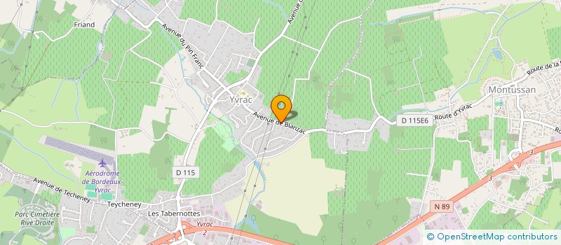 localisation de l'entreprise SCI PASCAL  YVRAC