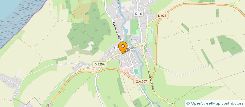 localisation de l'entreprise SCI PASCAL DUMONT  CRIEL-SUR-MER