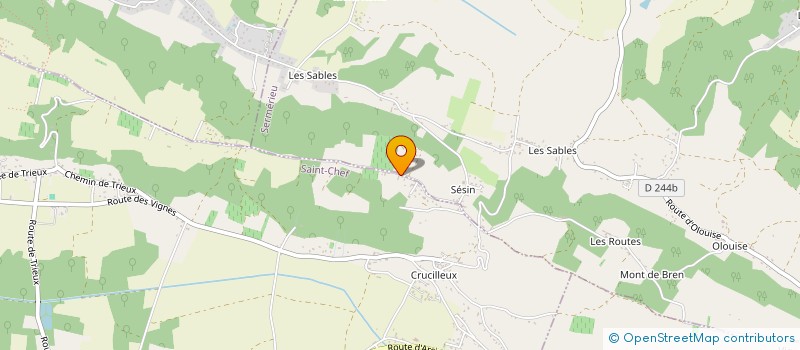 localisation de l'entreprise SCI PASCAL'INN  SAINT-CHEF