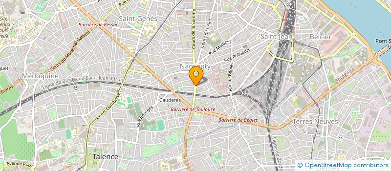 localisation de l'entreprise SCI PASCAL JEANNE  BORDEAUX