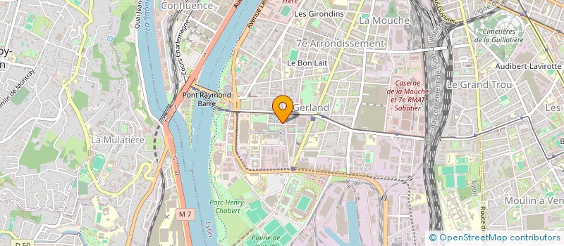 localisation de l'entreprise SCI PASCAL LADREYT  LYON