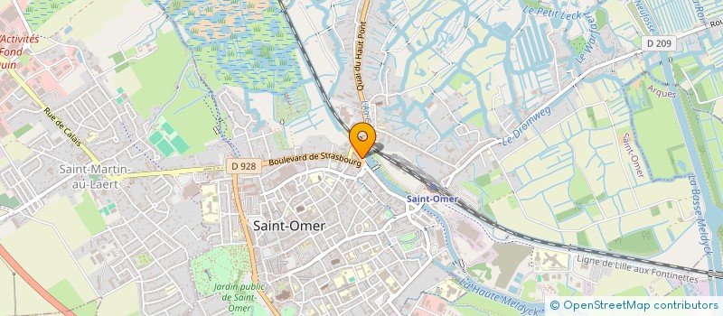 localisation de l'entreprise SCI PASCAL LEILA  SAINT-OMER