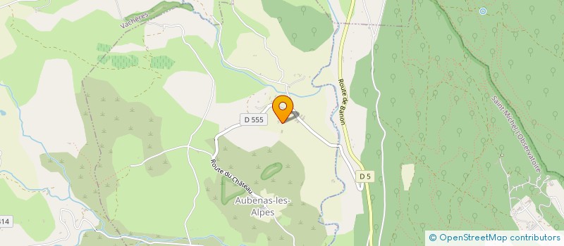 localisation de l'entreprise SCI PASCAL MA.MI.FLO  AUBENAS-LES-ALPES