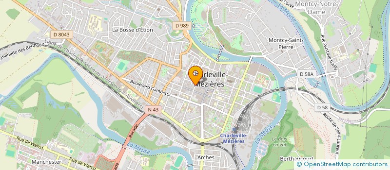 localisation de l'entreprise SCI PASCALE HUART à CHARLEVILLE-MEZIERES