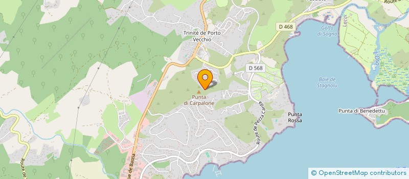 localisation de l'entreprise SCI PASCALINE à PORTO-VECCHIO