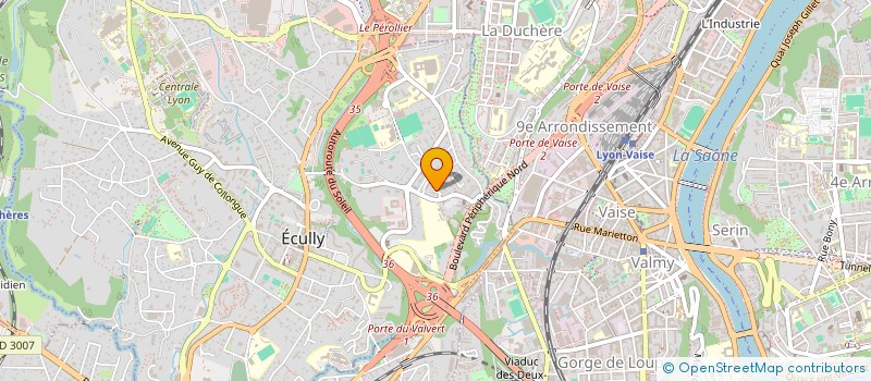 localisation de l'entreprise SCI PASCAND  ECULLY