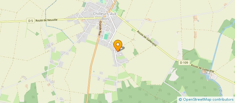 localisation de l'entreprise SCI PASCARIC à CHILLEURS-AUX-BOIS