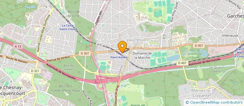 localisation de l'entreprise SCI PASCASSIO à VAUCRESSON