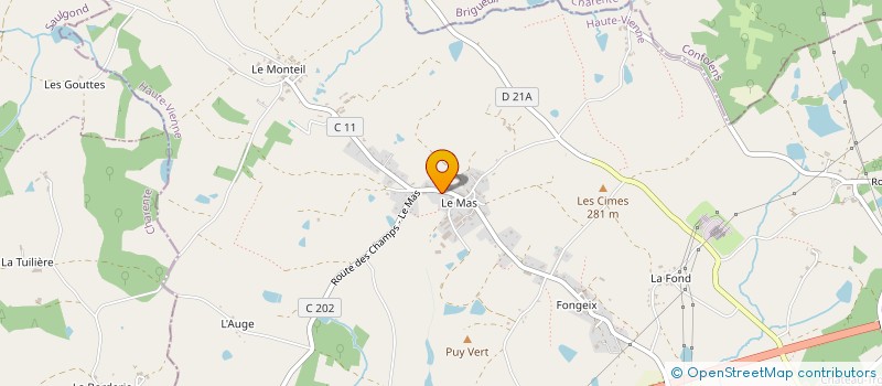 localisation de l'entreprise SCI PASCAUD à SAINT JUNIEN