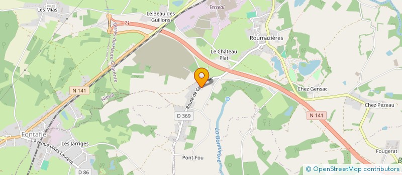 localisation de l'entreprise SCI PASCAUD JEREMY  TERRES-DE-HAUTE-CHARENTE