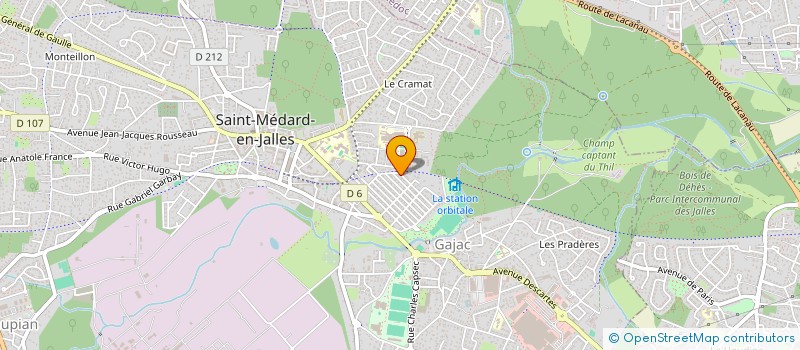 localisation de l'entreprise SCI PASCECA  SAINT-MEDARD-EN-JALLES