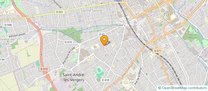 localisation de l'entreprise SCI PASCERVE  SAINT-ANDRE-LES-VERGERS