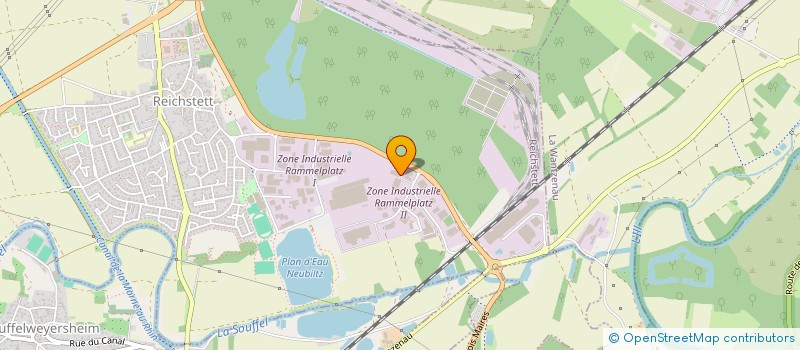 localisation de l'entreprise SCI PASCH  REICHSTETT