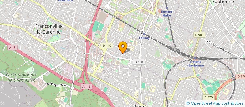 localisation de l'entreprise SCI PASCOA à ERMONT