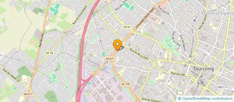 localisation de l'entreprise SCI PASCUAL-AMADOR  TOURCOING