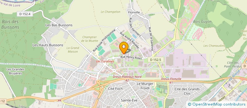 localisation de l'entreprise SCI PASDELOUP à DREUX