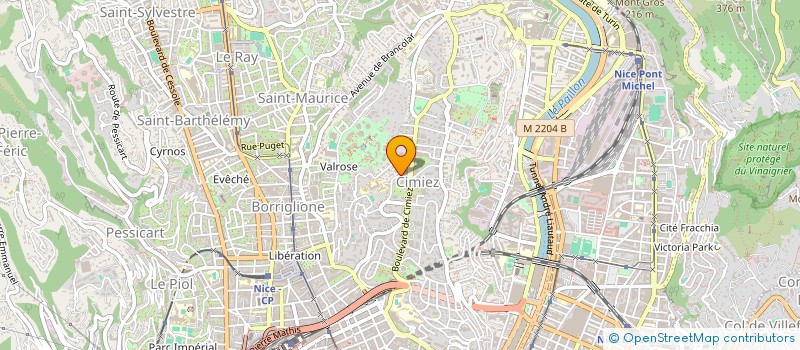 localisation de l'entreprise SCI PASDELOUP à NICE