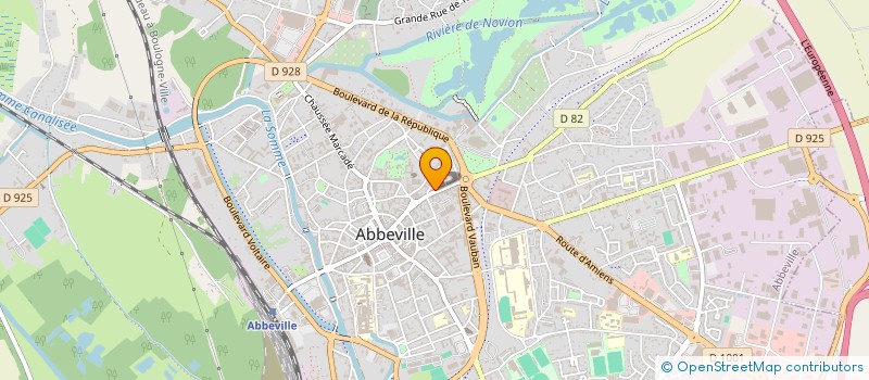 localisation de l'entreprise SCI PASDF à ABBEVILLE