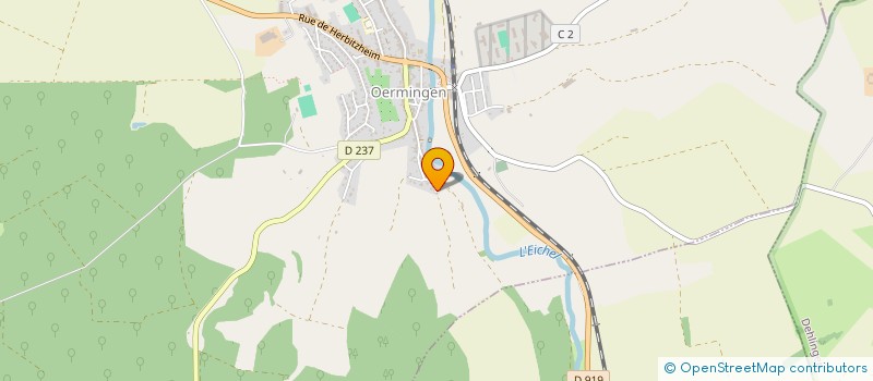 localisation de l'entreprise SCI PASEG  OERMINGEN