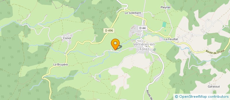 localisation de l'entreprise SCI PASEIRA  VERRIERES-EN-FOREZ