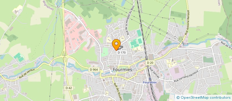 localisation de l'entreprise SCI PASERO  FOURMIES