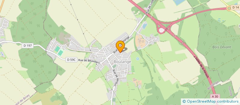 localisation de l'entreprise SCI PASERO  BOULANGE