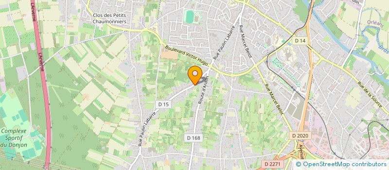 localisation de l'entreprise SCI PASGIL CAPCYR  OLIVET