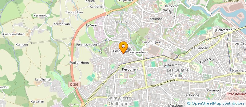 localisation de l'entreprise SCI PASGWEN  BREST