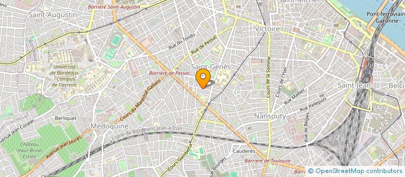 localisation de l'entreprise SCI PASHMINA  BORDEAUX