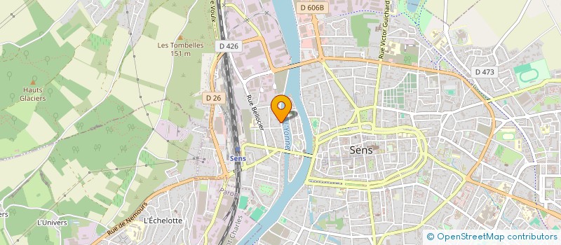 localisation de l'entreprise SCI PASHY  SENS