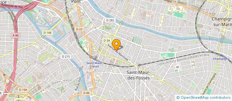 localisation de l'entreprise SCI PASIMA à SAINT-MAUR-DES-FOSSES