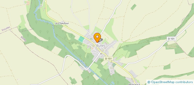 localisation de l'entreprise SCI PASISA  BULLES