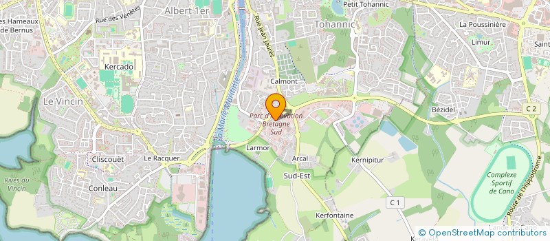 localisation de l'entreprise SCI PASITHEA à VANNES