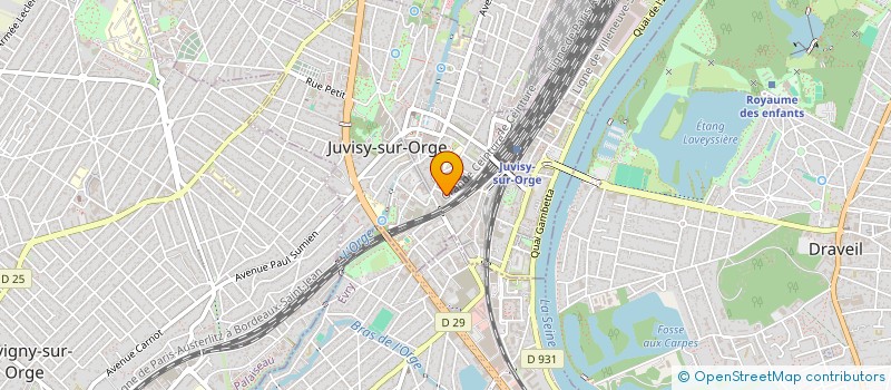 localisation de l'entreprise SCI PASK  JUVISY-SUR-ORGE