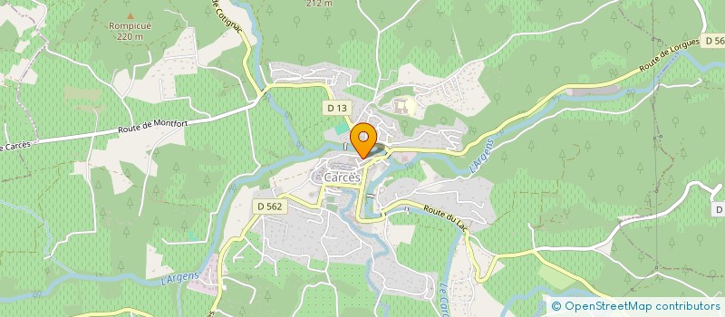 localisation de l'entreprise SCI PASKA  CARCES