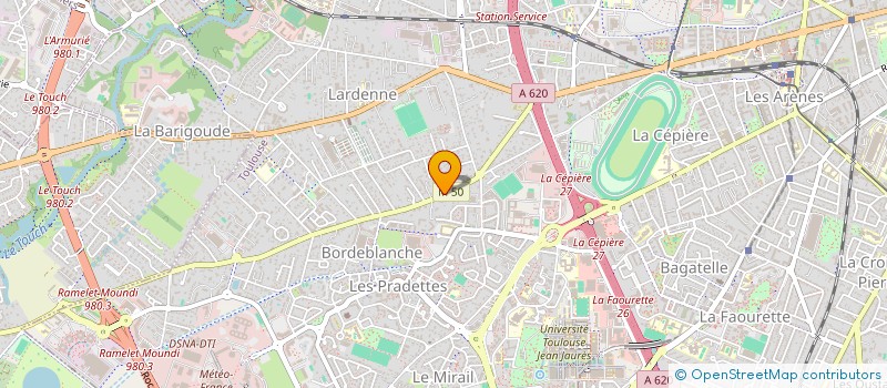 localisation de l'entreprise SCI PASKIN à TOULOUSE